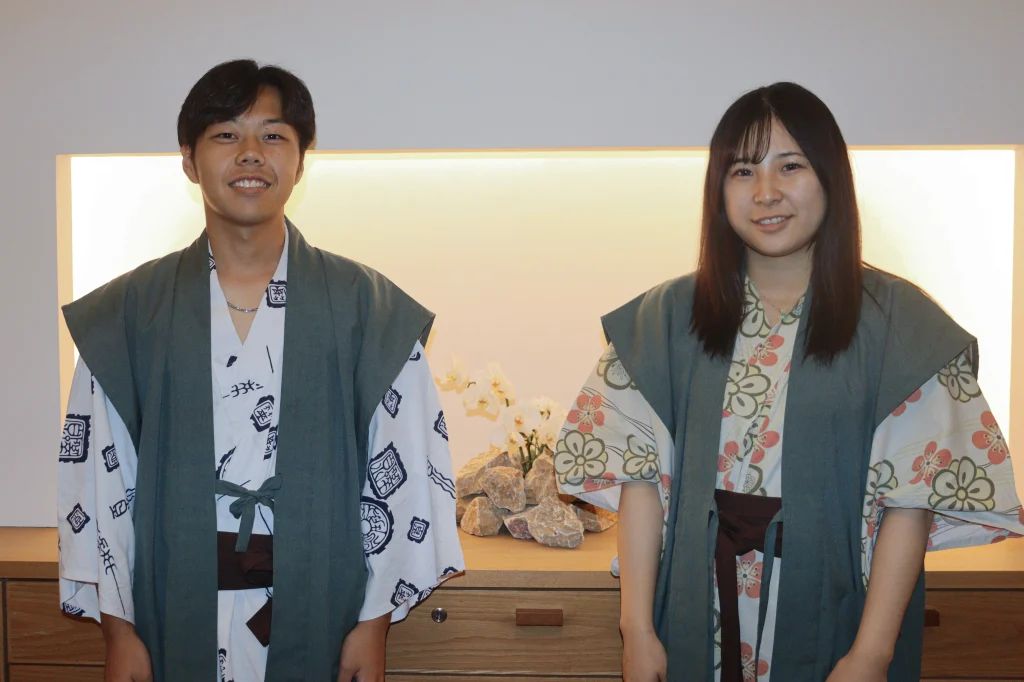 誕生日の温泉旅行で城崎温泉 泉翠に宿泊されたカップル