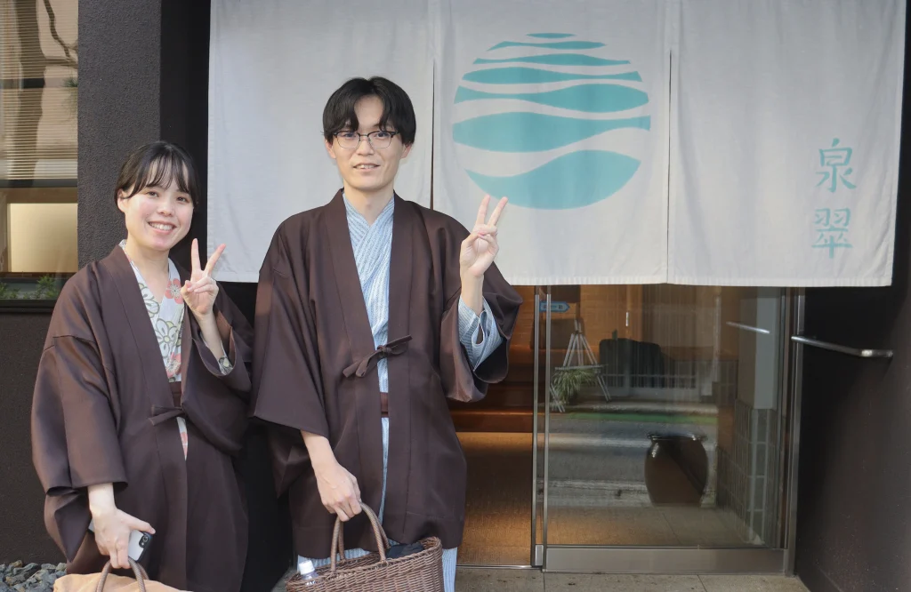 城崎温泉 泉翠へマタニティ旅行で訪れたご夫婦